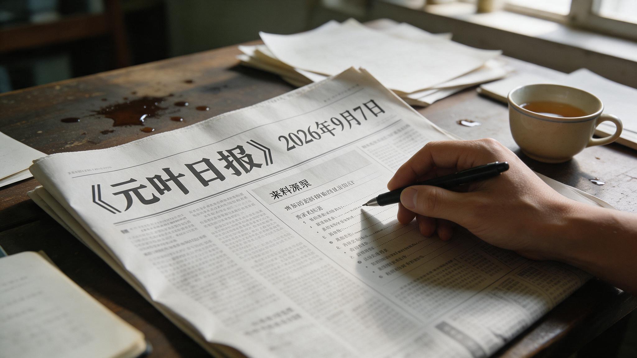 《元叶日报》2026年9月7日